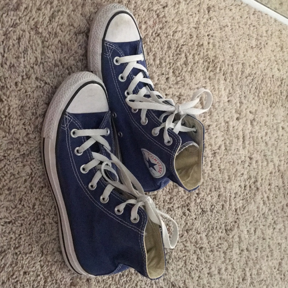 Blue Converse Sneakers